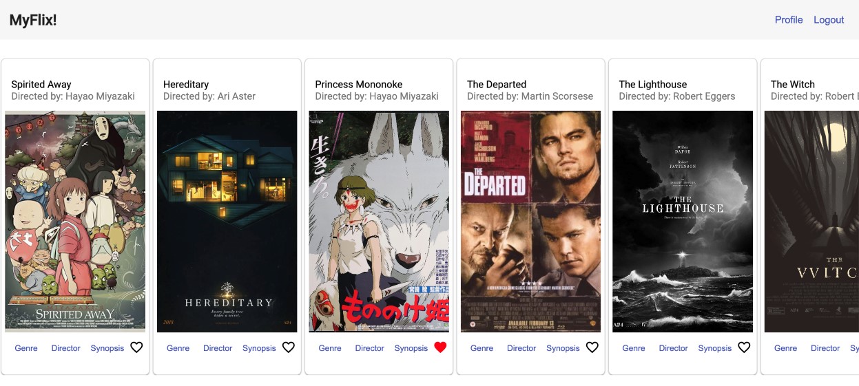 Movies angular client main page.